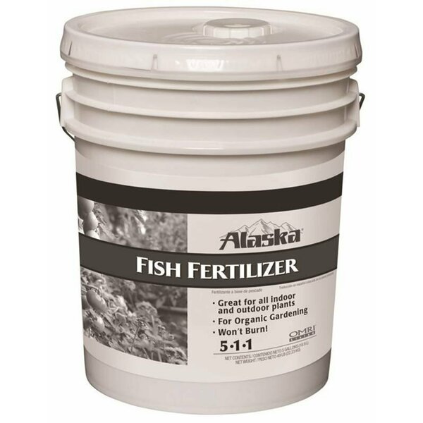 Alaska Fertlizer Fish Emul 5-1-1 5Gal 9301205